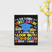 長い1年生の卒業2年生ここで私 カード (黄色い花)