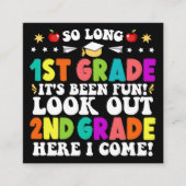 長い1年生2年生のおもしろいだ エンクロージャーカード (正面)