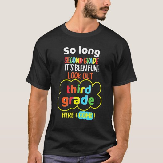 長い2年生ここで3番目を見て最後来のDa Tシャツ (正面)