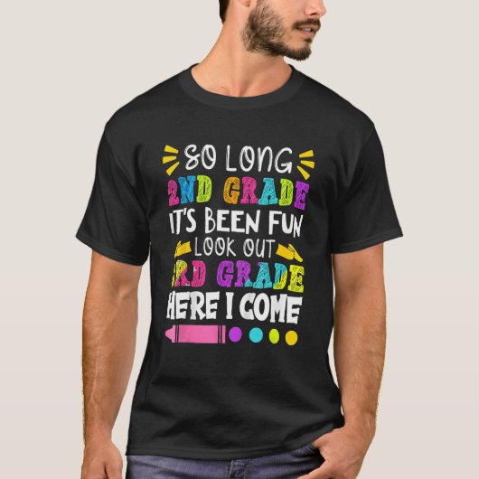 長い2年生Hello 3年生2年生Gra Tシャツ (正面)