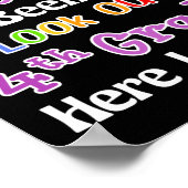 長い3年生4年生のおもしろいだ ポスター (角)