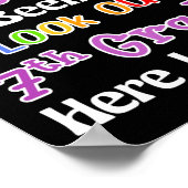 長い6年生7年生のおもしろいだ ポスター (角)