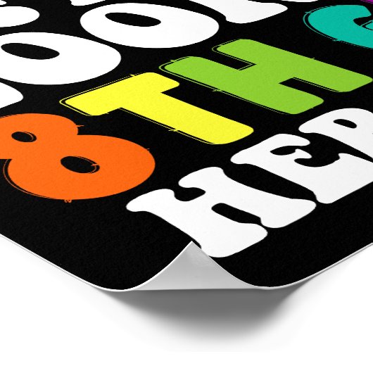 長い7年生ここで8年生を見る私来 ポスター (角)