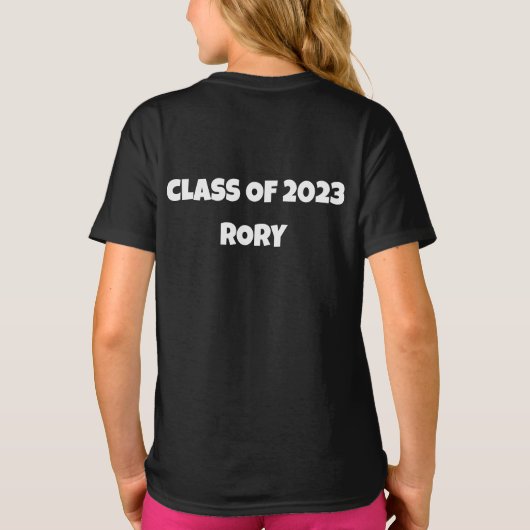 長いK前卒業カスタム法 Tシャツ (裏面)