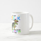 長いK前幼稚園ここに私は恐竜来Gr コーヒーマグカップ (正面右)