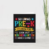 長いK前幼稚園ここ最終日 カード (正面)