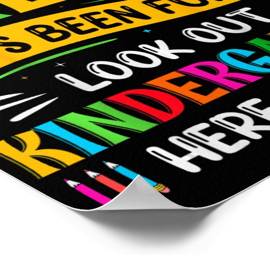 長いK前幼稚園ここ最終日 ポスター (角)