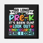 長いK前幼稚園ここ最終日 マグネット (正面)