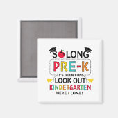 長いK前幼稚園ここ最終日 マグネット (正面/裏面)