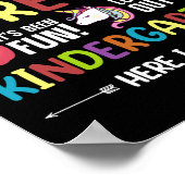 長いK前幼稚園ここ来でK前 ポスター (角)