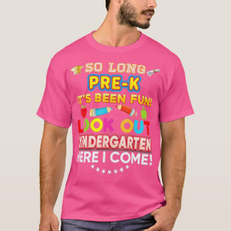 長いPreK幼稚園を見て私はラス来 Tシャツ