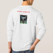 長いT -カスタマイズ Tシャツ (裏面)