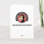 長おもしろい寿誕生日 カード (裏面)