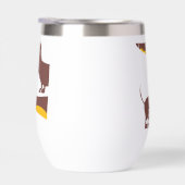 長おもしろい犬の親のかわいいダシュント (右面)