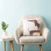 長おもしろい犬の親のかわいいダシュント クッション (椅子)