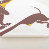 長おもしろい犬の親のかわいいダシュント シェルパブランケット (3/4)