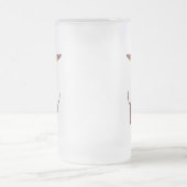 長おもしろい犬の親のかわいいダシュント フロストグラスビールジョッキ (中央)