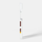 長おもしろい犬の親のかわいいダシュント iPhoneケース (左側面)