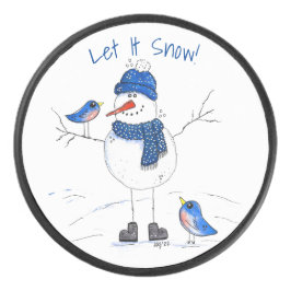 長お洒落脚雪だるま アイスホッケーパック