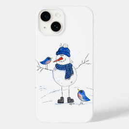 長お洒落脚雪だるま Case-Mate iPhone 14ケース