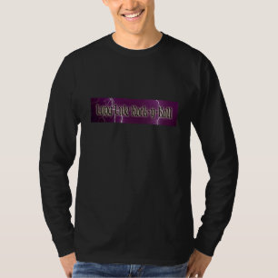 長くロールは石n住んでいます tシャツ