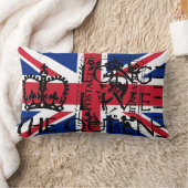 長く女王の枕は住んでいます ランバークッション (ブランケット)