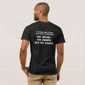 長く幸せな結婚のための7つの言葉 Tシャツ (裏面フル)