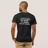 長く幸せな結婚のための7つの言葉 Tシャツ (裏面フル)