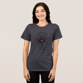 長く幸せな結婚生活のための7つの言葉 トライブレンドTシャツ (正面全面)