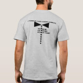 長く幸せな結婚生活のための7つの言葉 Tシャツ (裏面)