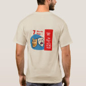 長く幸せな結婚生活のための7つの言葉 Tシャツ (裏面)