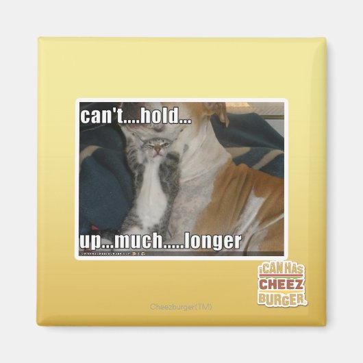 長く持ちこたえられない マグネット (正面)