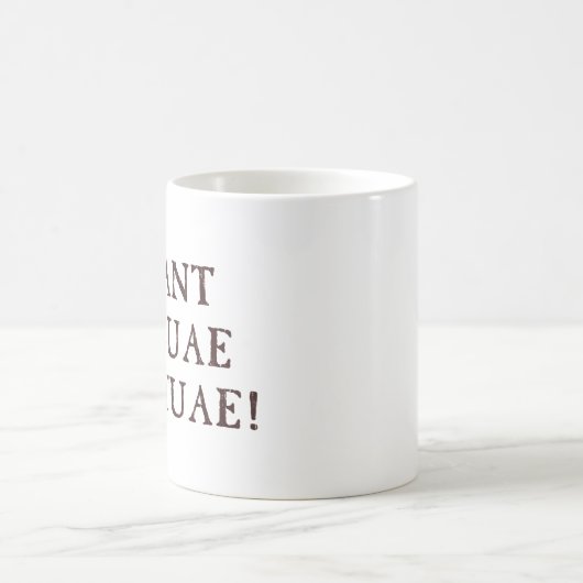 長く死んだ言語-ラテン--は住んでいます コーヒーマグカップ (中央)