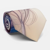 長く流れる髪のトリプトを持つ美しいパステルレディ ネクタイ (ロール)