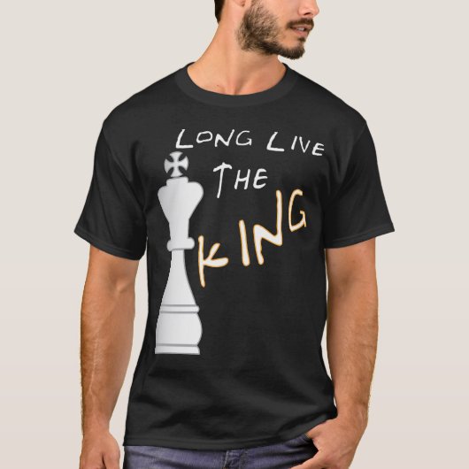 長く王は住んでいます! Tシャツ (正面)