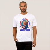 長く王を生きる：ドナルド・トランプ Tシャツ (正面フル)