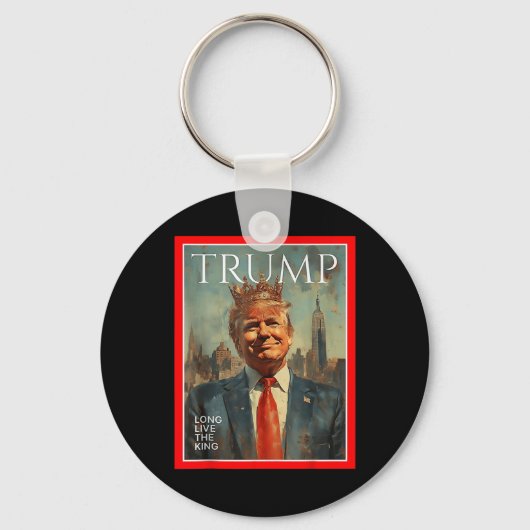 長く生きる王トランプ キーホルダー (正面)