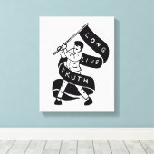 長く生きる真実 キャンバスプリント (インサイチュ (ウッドフロア))