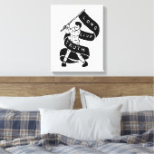 長く生きる真実 キャンバスプリント (インサイチュ (寝室))