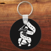 長く生きる真実 キーホルダー (正面)