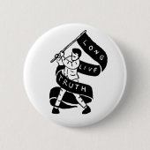 長く生きる真実 缶バッジ (正面)