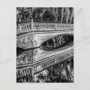長く白い橋(b&w).jpg ポストカード