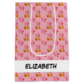 長く続く愛のハート ミディアムペーパーバッグ (裏面)