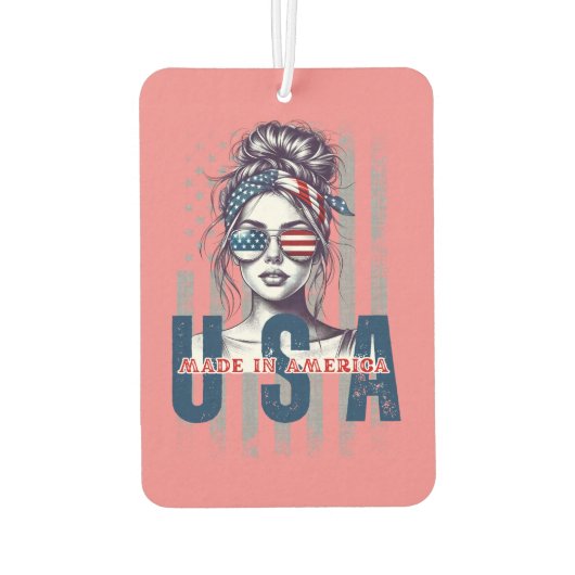 長く続く鮮度のためにアメリカで作られる カーエアーフレッシュナー (裏面)