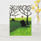 長く遠い愛- AmyLyn Bihrle著恋しく思うこと カード (黄色い花)