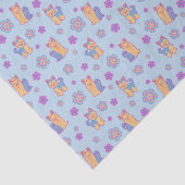 長く、短い髪のヨークシャーテリアのかわいい犬の漫画 薄葉紙 (詳細)