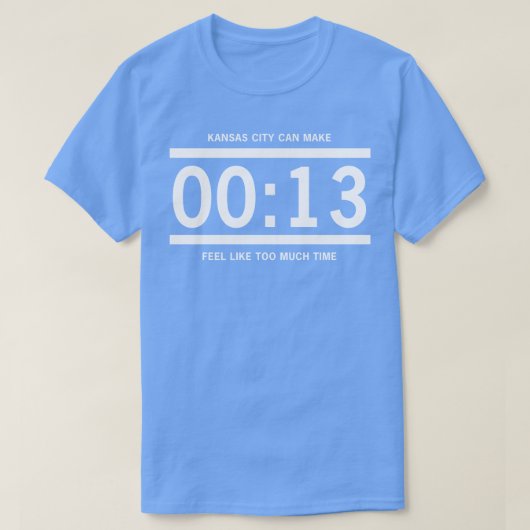 長さ13秒 Tシャツ (デザイン正面)