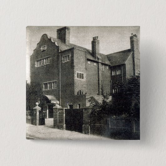 長のエドウィンのための家 缶バッジ (正面)