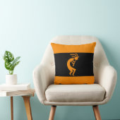 長のココペリのオレンジ クッション (椅子)