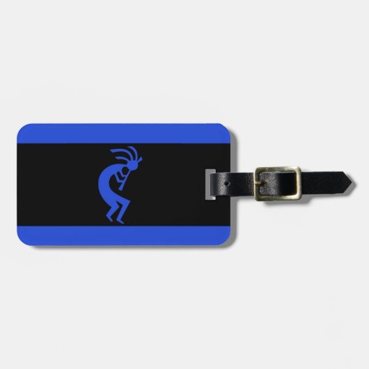 長のココペリの青 ラゲッジタグ (正面横)